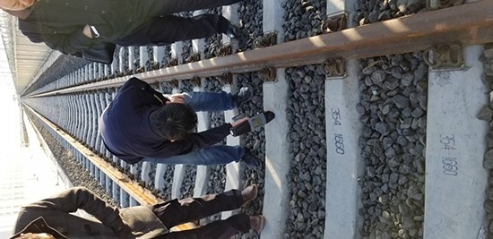 EBS手持噴碼機 軌道交通應用 EBS手持噴碼機 軌道交通應用
